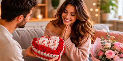 Подарунок для коханої з цукерками Ferrero